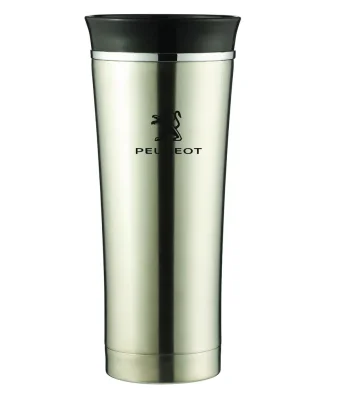 Термокружка Peugeot Thermo Mug, Silver/Black, 0.42l CITROEN/PEUGEOT FKCP5017P