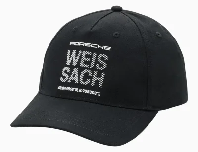 Бейсболка Porsche unisex Weissach cap – Essential, Black PORSCHE WAP6700010PESS