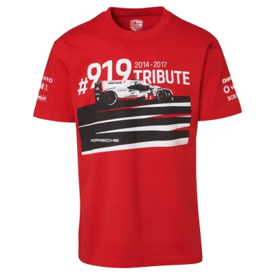 Футболка унисекс Porsche T- Shirt, Unisex, Red - 919 Tribute PORSCHE WAP8520XS0J