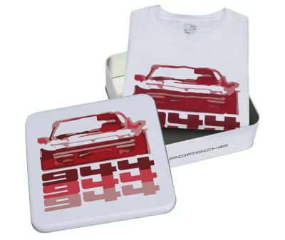 Футболка унисекс Porsche 944, Collector's T-Shirt, Unisex, White/Red PORSCHE WAP4210XS0K