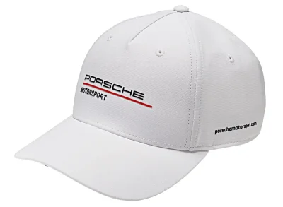 Бейсболка Porsche Motorsport Baseball Cap, White PORSCHE WAP4300010L0MS
