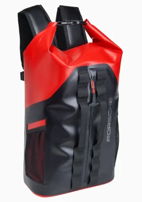Непромокаемый рюкзак Porsche Active Backpack, Black/Red PORSCHE WAP0350040MACB