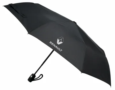 Cкладной зонт Renault Pocket Umbrella, Automatic, Black RENAULT FK170238RN