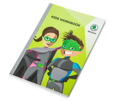 Детская книжка Skoda Kids Workbook VAG 000087703KA