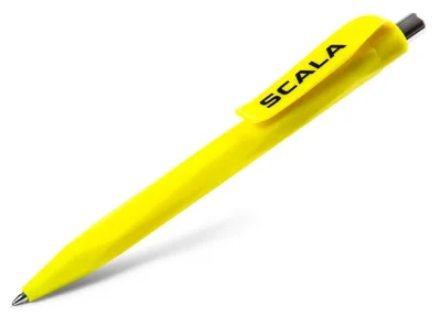 Шариковая ручка Skoda Scala Ballpoint Pen, Yellow VAG 657087210