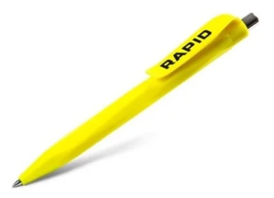 Шариковая ручка Skoda Rapid Ballpoint Pen, Yellow VAG 60U087210