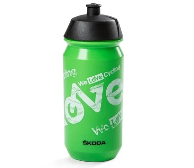 Велосипедная бутылочка для воды Skoda Cycling Bottle, Green VAG 000050309C