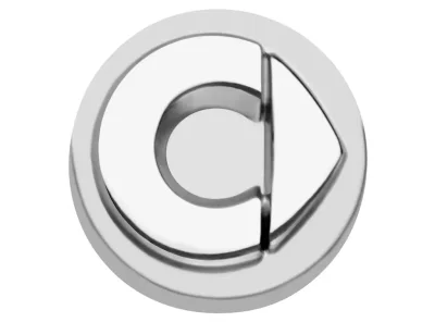 Значок-эмблема Smart Pin, Ring Logo, Silver-coloured MERCEDES B67993609