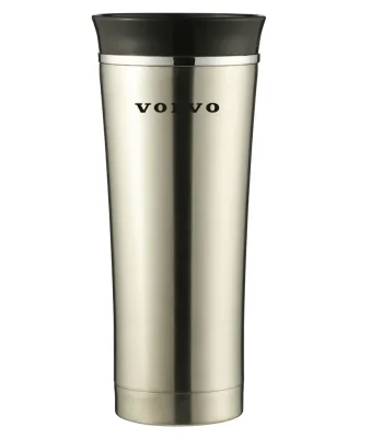 Термокружка Volvo Thermo Mug, Silver/Black, 420 ml VOLVO FKCP5017VS