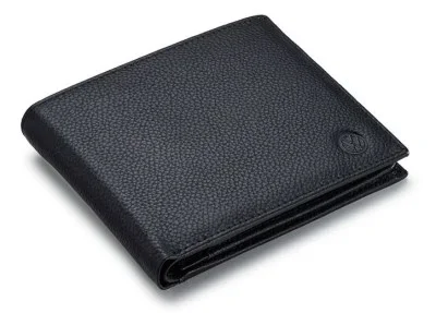Кожаный кошелек унисекс Volkswagen Unisex Leather Wallet, Black VAG 000087400F041