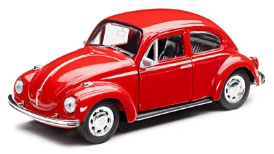 Игрушечный автомобиль Volkswagen Beetle Plastic Toy-Car, Red VAG 111087511