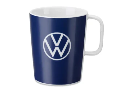 Кружка Volkswagen Logo Cup, Blue/White VAG 000069601BR