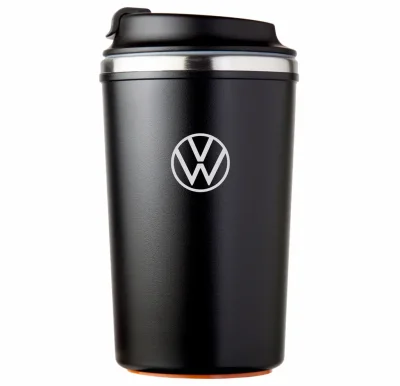 Термокружка Volkswagen Thermo Mug, Fix, Black, 0.35l VAG FKFFX365VWB