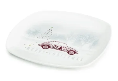 Тарелка Volkswagen Beetle Porcelain Plate, Marry Christmas VAG 5NL069602