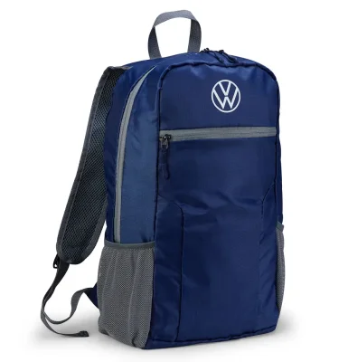 Складной рюкзак Volkswagen Logo Foldable Backpack, Blue/Grey VAG 000087329F