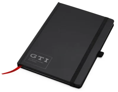 Записная книжка Volkswagen GTI Notebook, Black/Red NM VAG 5HV087216