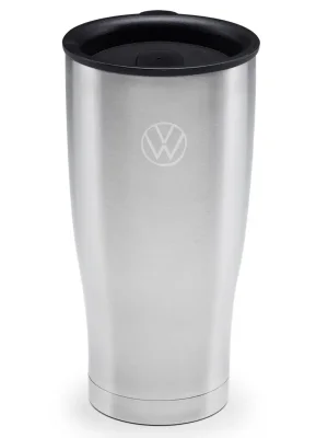 Термокружка Volkswagen Logo Thermo Mug, Silver/Black VAG 000069604S