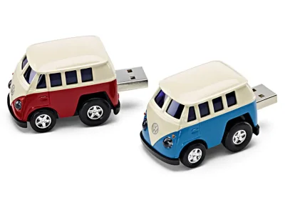 Флешка Volkswagen T1 Bulli USB-stick, Blue VAG 211087620A274