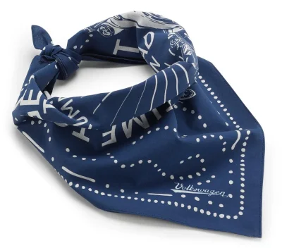 Шейный платок Volkswagen Beetle Headscarf, Unisex, heritage blue VAG 7E9084331A530
