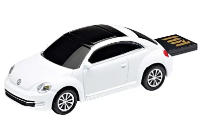 Флешка Volkswagen Beetle USB Flash drive 4Gb, White Candy VAG 5C0087620B9A