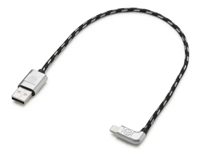 Оригинальный кабель Volkswagen USB A - Apple Lightning, 30 cm. VAG 000051446AR