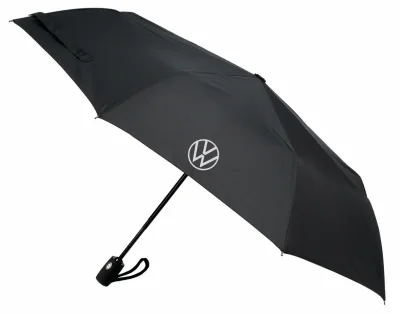 Автоматический складной зонт Volkswagen Pocket Umbrella, Black VAG FK170238VW
