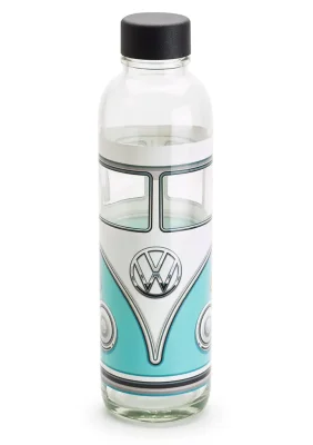 Стеклянная бутылочка для напитков Volkswagen T1 Drink Bottle, Glass, Light Blue VAG 1H1087703B