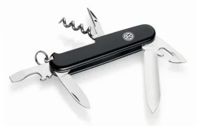 Нож складной в чехле Volkswagen Knife Multitool VAG 000069692A