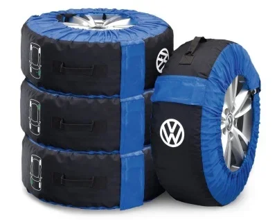 Комплект чехлов для колес легковых автомобилей Volkswagen, размер 14-18 дюймов VAG 000073900
