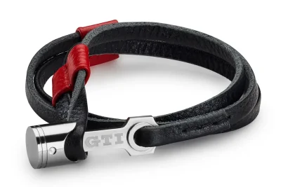 Кожаный браслет на руку Volkswagen GTI Leather Bracelet VAG 5HV084319