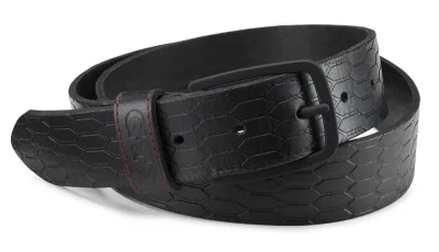Мужской кожаный ремень Volkswagen GTI Belt, Men, Black VAG 5GD087408A041