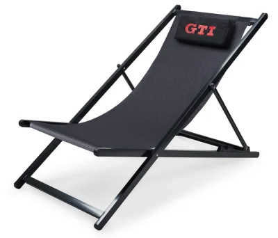 Складной шезлонг Volkswagen GTI Foldable Camping Chair, Black VAG 5HV069635
