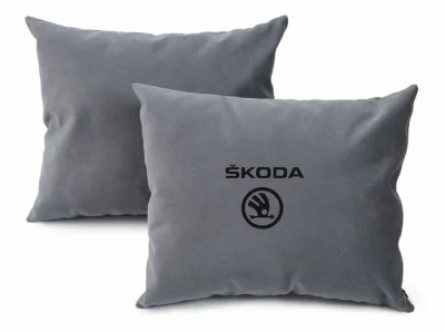 Подушка для салона автомобиля Skoda Cushion, Grey VAG FKPDSK