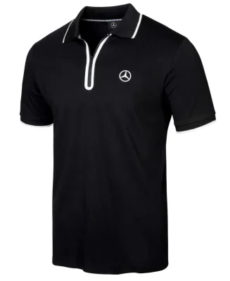 Мужская рубашка-поло Mercedes-Benz Men's Polo Shirt, Black MERCEDES B66958706