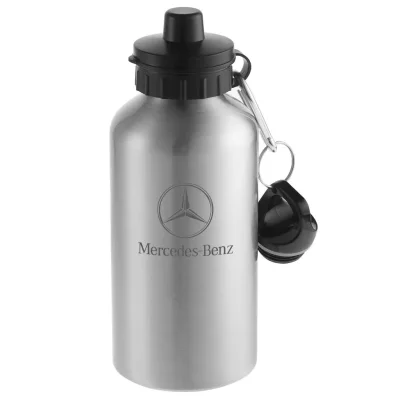 Бутылка для воды Mercedes-Benz Water Bottle, 500ml, Silver/Black MERCEDES B669A2578