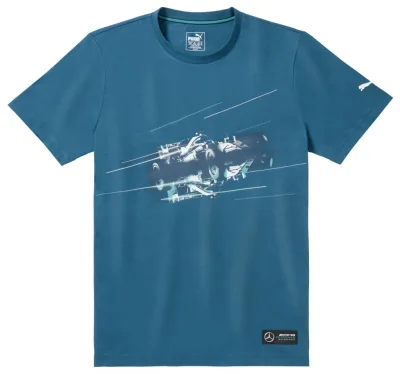 Мужская футболка Mercedes AMG Petronas Motorsport T-Shirt, Men's, Blue MERCEDES B67995449