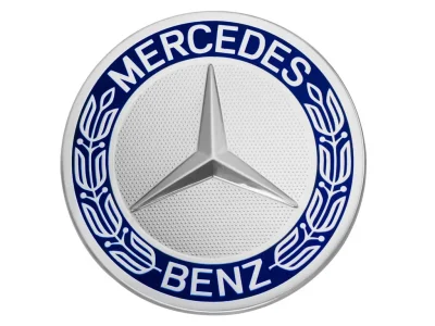 Колпачок ступицы колеса Mercedes, синий, дизайн Roadster, Hub caps, roadster design, blue MERCEDES A17140001255337