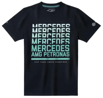 Футболка мужская Mercedes AMG Petronas Motorsport T-Shirt, Men's, Black MERCEDES B67996053