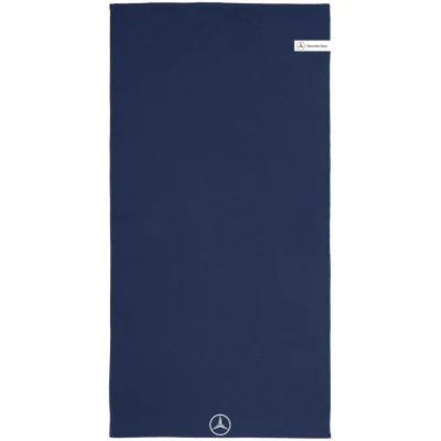 Банное полотенце Mercedes-Benz Star Logo Bath Towel, L-size, Blue MERCEDES B669A2579