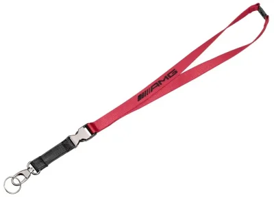 Лента с карабином для ключей Mercedes-AMG Lanyard, Red Black MERCEDES B66953852