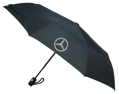 Автоматический складной зонт Mercedes-Benz Pocket Umbrella, Black SM MERCEDES FKHL170238MB