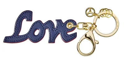 Брелок Mercedes Love Key ring, Blue / Red MERCEDES B66953619