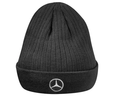 Вязаная шапка унисекс Mercedes-Benz Actros Beanie, Black MERCEDES B67871437