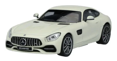 Модель автомобиля Mercedes-AMG GT Coupé (C190), Designo Diamond White Bright, Scale 1:43 MERCEDES B66960482