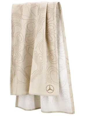 Пляжное полотенце Mercedes-Benz Beach Towel, Beige MERCEDES B67871282