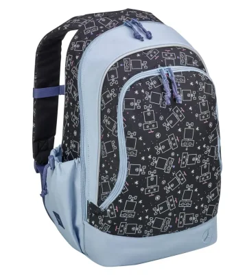 Большой детский рюкзак Mercedes Boys' Rucksack, Large, Black / Blue MERCEDES B66955767