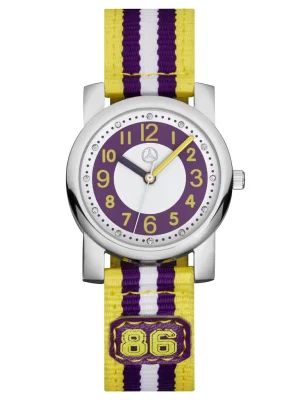 Детские наручные часы Mercedes-Benz Boys' Watch, Purple/Yellow MERCEDES B66958448