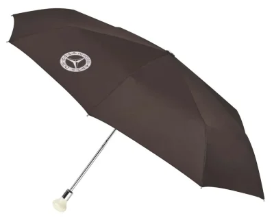 Складной зонт Mercedes 300 SL Compact Umbrella, Brown / Silver MERCEDES B66041533