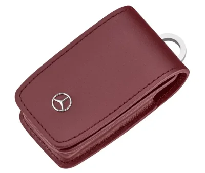 Кожаный футляр для ключей Mercedes-Benz Key Wallet Gen.8, Red MERCEDES B66959265