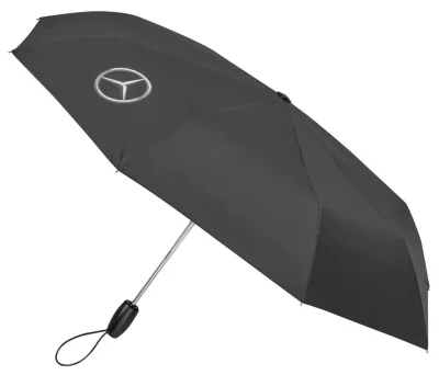 Складной зонт Mercedes-Benz Compact Umbrella, Black NM MERCEDES B66958961